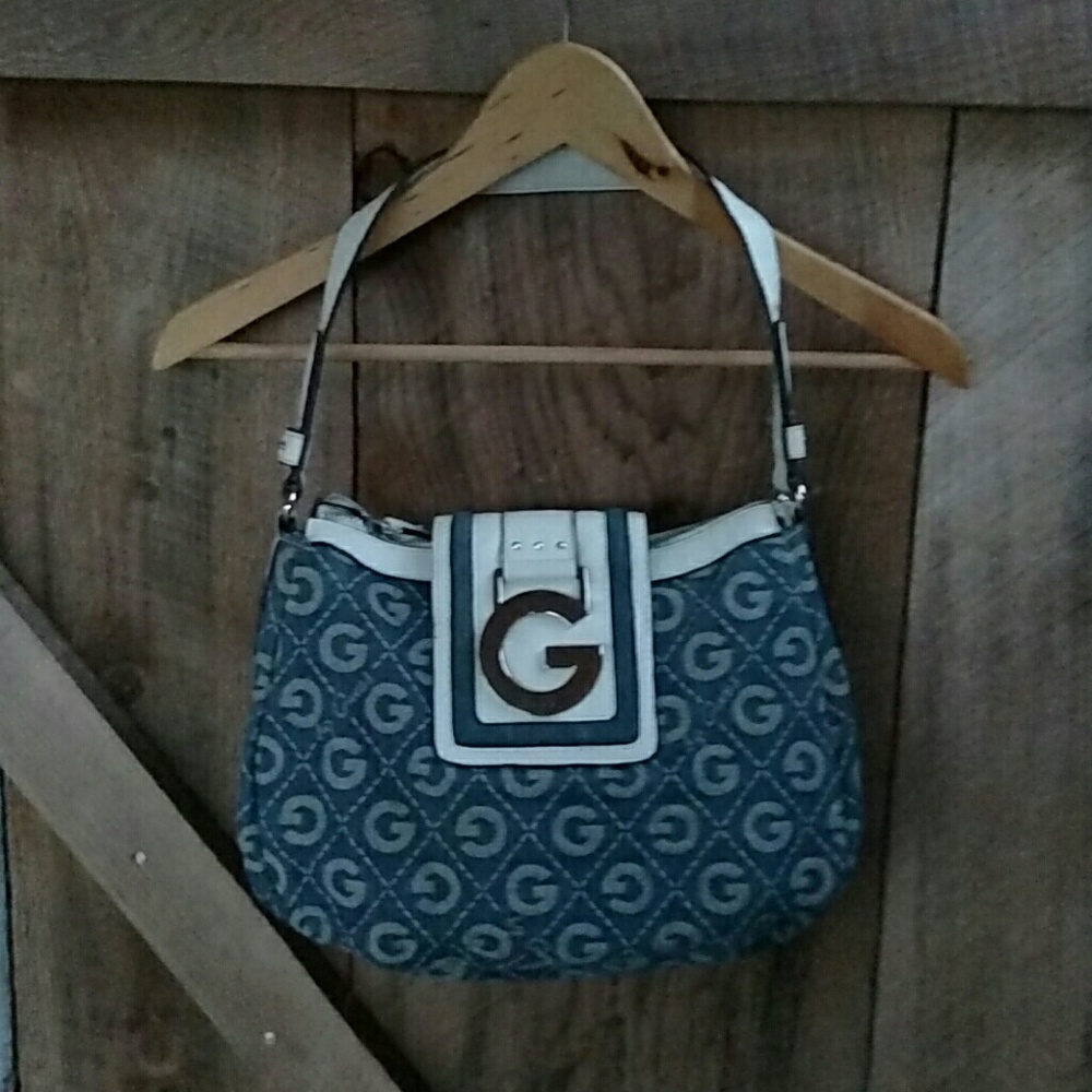 Guess denim handbag